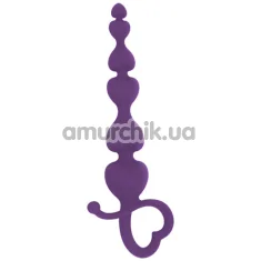 Анальная цепочка Mai Attraction Pleasure Toys N79, фиолетовая - Фото №1