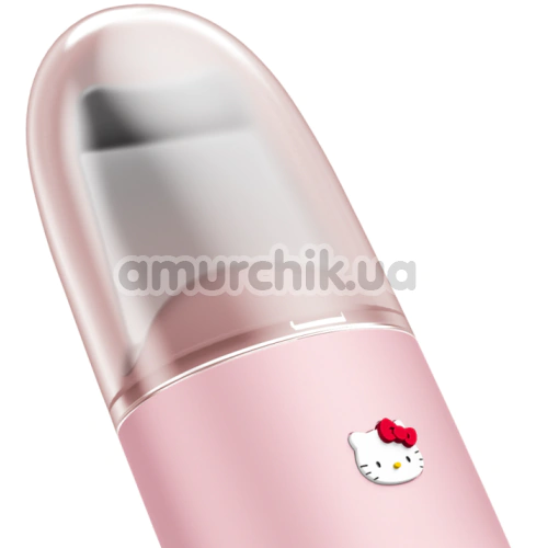 Микротоковый скрабер для кожи лица Geske MicroCurrent Skin Scrubber & Blackhead Remover 9 in 1 - Hello Kitty, розовый
