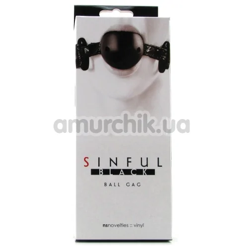Кляп Sinful Ball Gag, черный