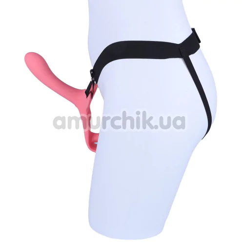 Страпон з вібрацією Party Color Toys Twiny, рожевий