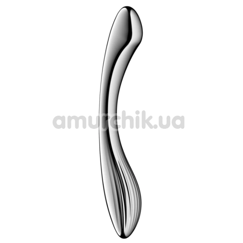 Фалоімітатор Satisfyer Pure Gravity 1, срібний - Фото №1