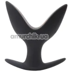 Анальная пробка Black Mont Gaping Anchor Small, черная - Фото №1