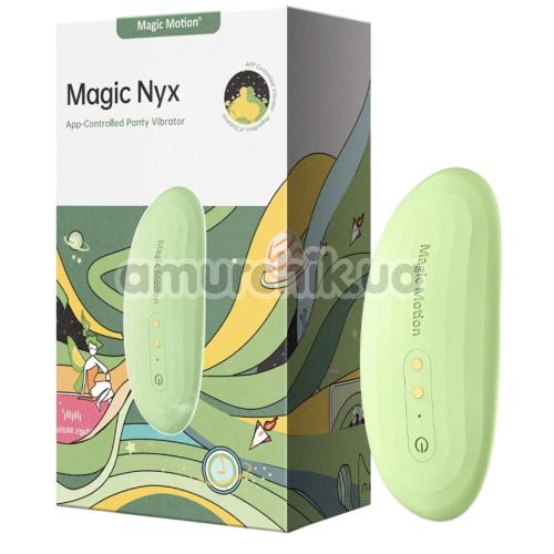 Клиторальный вибратор Magic Motion Magic Nyx, салатовый