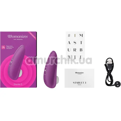 Симулятор орального секса для женщин Womanizer Starlet 3, сиреневый