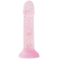 Фаллоимитатор Alume Glitter Silicone Dildo, розовый - Фото №5