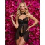 Комплект JSY Sexy Lingerie JS228165, черный: пеньюар + трусики-стринги - Фото №8