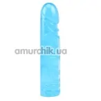 Фаллоимитатор Hi Basic Vivid Jelly Dildo, голубой - Фото №1