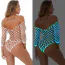 Боди Star Night Fishnet Glow Party Bodysuit, голубое - Фото №4