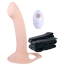 Порожній страпон з вібрацією Erection Agents Vibrating Hollow Strap On With Ball Ring 9.5, тілесний - Фото №1