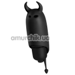 Клиторальный вибратор Crushious O-Pet Pocket Vibe Devil, черный - Фото №1
