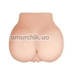 Искусственная вагина и анус с вибрацией Crazy Bull Vagina And Anal 107Z-1, телесная - Фото №1