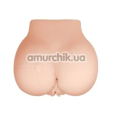 Искусственная вагина и анус с вибрацией Crazy Bull Vagina And Anal 107Z-1, телесная - Фото №1