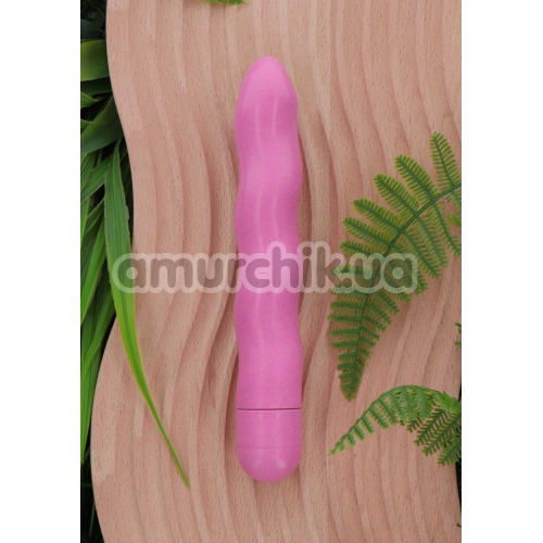 Вібратор Fuck Green Organic Wave Vibrator, рожевий