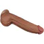 Фаллоимитатор Sliding-Skin Dual Layer Dong King Sized 12, светло-коричневый - Фото №3