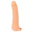 Мастурбатор-насадка Nature Skin 2in1 Extension+Masturbator Large, телесный - Фото №2