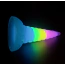 Фаллоимитатор Creature Cocks Uni-Glow Glow-in-the-Dark Rainbow Silicone Dildo, разноцветный - Фото №13