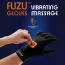 Перчатка с вибрацией Fuzu Glove Vibrating Massage Left Hand - левая, черная - Фото №11