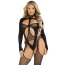 Комбинезон Leg Avenue Bodystocking With Cutout Teddy, черный - Фото №6