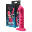 Вібратор для точки G Virgite Fantasy Dildos Vibrating Silicone Dildo Pinky, рожевий - Фото №3