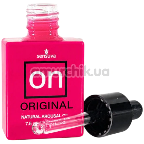 Збуджуюча олія з ефектом вібрації Sensuva On Legacy Original Natural Arousal Oil, 7.5 мл