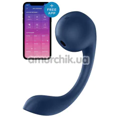 Вібратор для точки G Satisfyer Pro+ Wave 4, синій - Фото №1