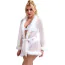 Пеньюар Star Night Elegant Sensual Bathrobe, белый - Фото №3
