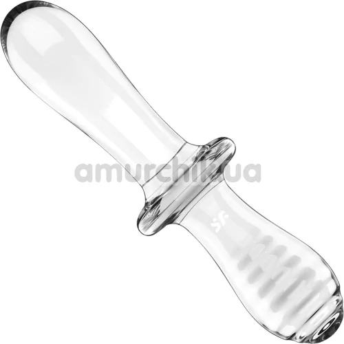 Фаллоимитатор Satisfyer Double Crystal, прозрачный