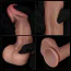 Фаллоимитатор Dual-Layered Silicone Nature Cock LV411046, коричневый - Фото №5