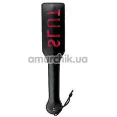 Шлепалка Easy Toys Spanking Paddle Slut, черная - Фото №1