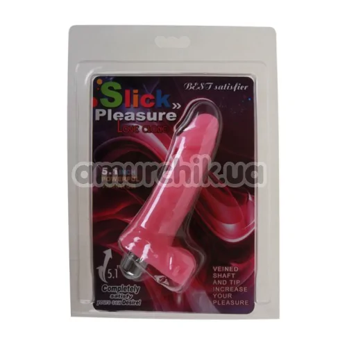 Вібратор Slick Pleasure Love Clone, рожевий