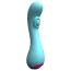 Вібратор для точки G з пульсацією Party Color Toys Tiki, бірюзовий - Фото №2
