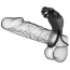 Виброкольцо для члена Pretty Love Vibrant Penis Ring Ruben, черное - Фото №9