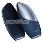 Ультразвуковая щетка для лица Geske Sonic Thermo Facial Brush 6 in 1, синяя - Фото №1