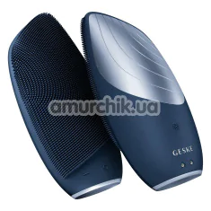 Ультразвуковая щетка для лица Geske Sonic Thermo Facial Brush 6 in 1, синяя - Фото №1