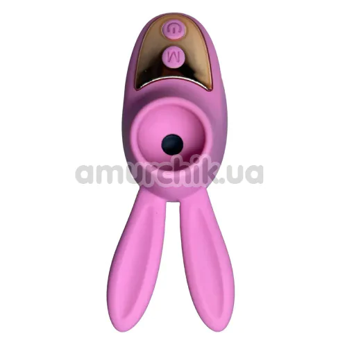 Симулятор орального сексу для жінок на палець з вібрацією Passion Play Finger Sucker Rabbit, рожевий