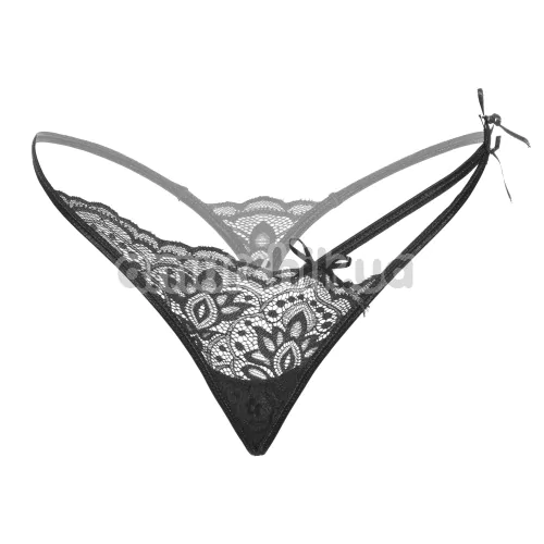 Трусики-стринги Daring Intimates Gina Spicy V-String, черные
