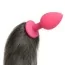Анальна пробка із хвостом єнота Loveshop Raccoon Tail S, рожева - Фото №4