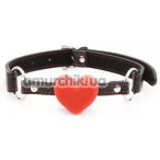 Кляп Loveshop Silicone Luxury Fetish Heart, красный - Фото №1