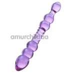 Двуконечный фаллоимитатор Sexus 912072, фиолетовый - Фото №1