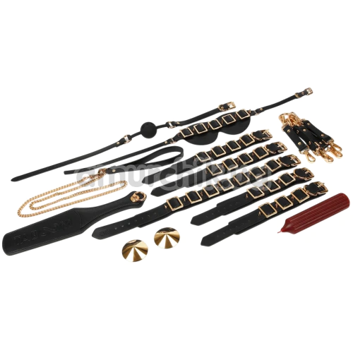 Бондажный набор Taboom Desires Masterpiece Bondage Case 11 PCS, черный