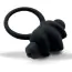 Виброкольцо для члена Mr. Cock The Bang Vibrating Silicone Cockring, черное - Фото №2