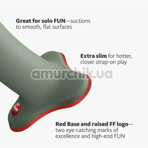 Фаллоимитатор Fun Factory Magnum Dildo, зеленый