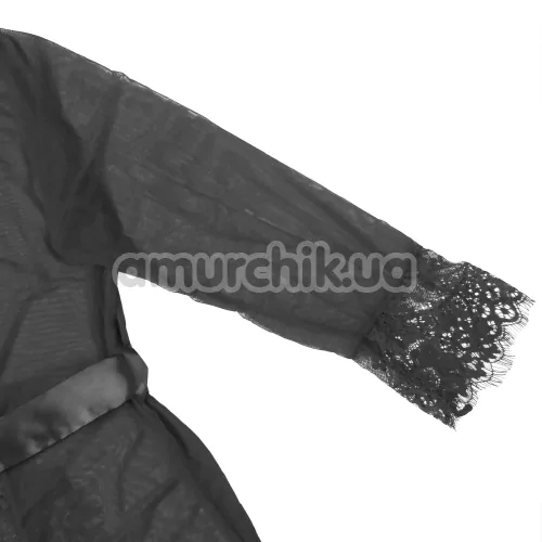 Пеньюар Star Night Sensual Lace Night Robe, черный