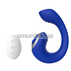 Вибратор для клитора и точки G Lust Ripple Meteor, синий - Фото №1