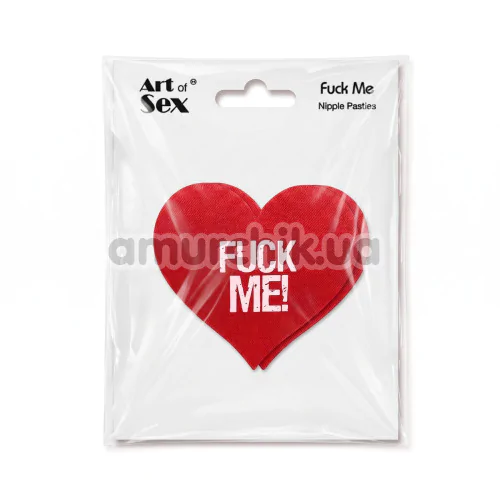 Украшения для сосков Art of Sex Fuck Me, красные