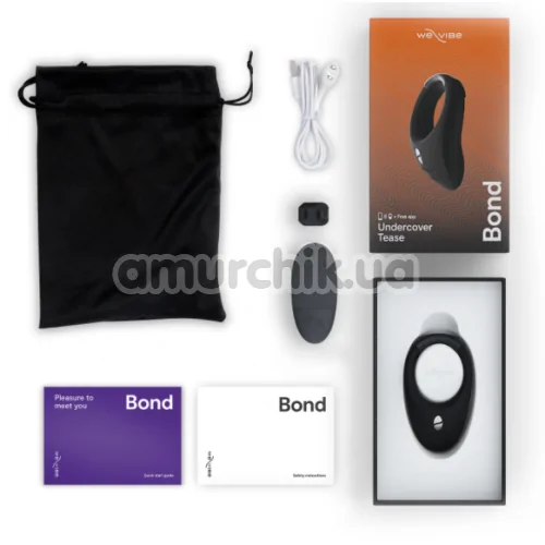Виброкольцо We-Vibe Bond (ви вайб бонд черный)