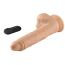 Вибратор с толчками Virgite Realistics Vibrating & Thrusting Realistic With Balls R14, телесный - Фото №5