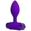 Анальная пробка с вибрацией Pretty Love Vibra Butt Plug, фиолетовая - Фото №2