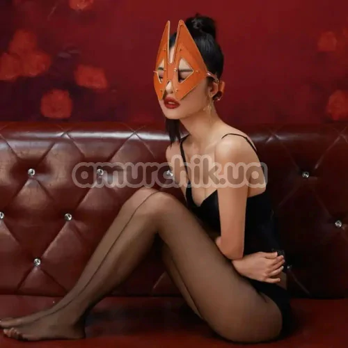 Маска лисички Lockink Vixen Blindfold, коричневая