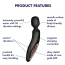 Універсальний вібромасажер Satisfyer Wand-erland, чорний - Фото №5